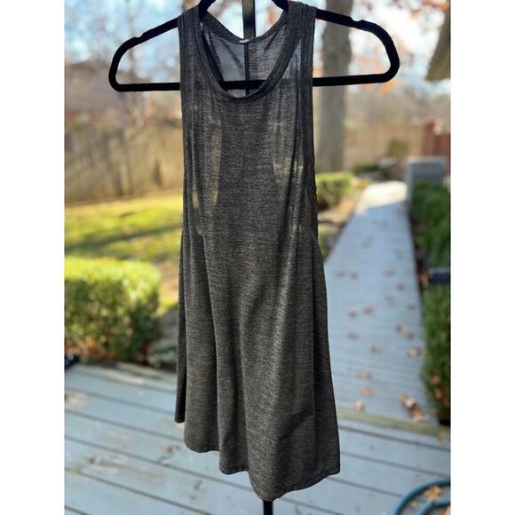 Lululemon Hot Like Agni Singlet Heathered Black Size Medium Women's - Picture 2 of 5